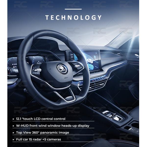 12.1"touch LCD central control W-HUD front wind window heads-up display Top View 360° panoramic image Full car 15 radar +5 cameras