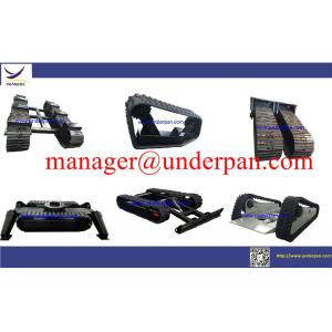 Custom hydraulic crawler steel track undercarriage manufacturer with slewing