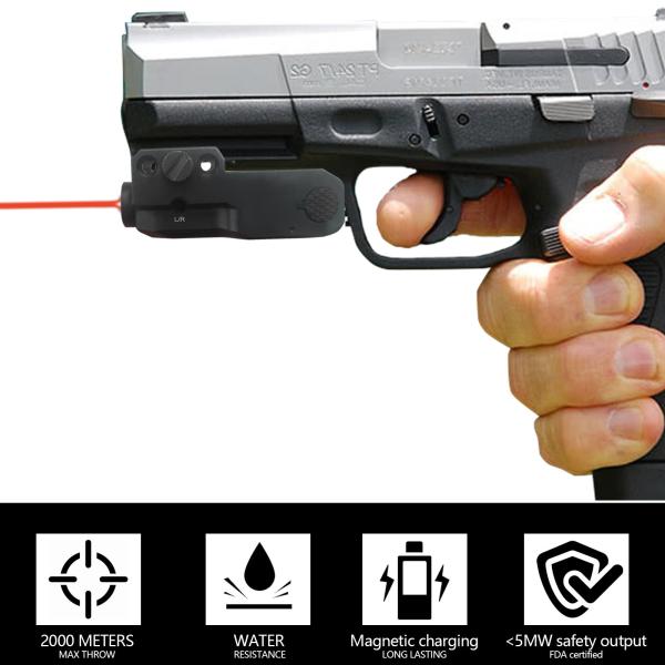 650nm Red Dot Laser Sight For Rifle / Shotgun IPX4 Waterproof