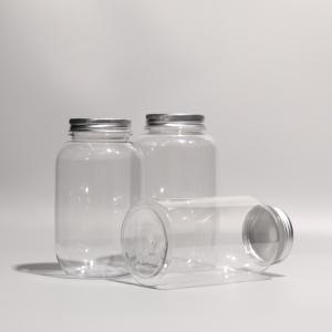 PET Plastic Juice Bottle with Screw On Lid