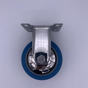 Thermoplastic Rubber Rigid Plate Caster Wheels 4 Inch