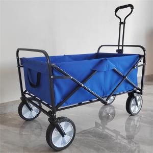 Four 8 Inch Wheels Folding Collapsible Camping Wagon Trolley Cart