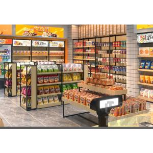 5 Layers Convenience Store Shelves , Retail Metal Shelves 50-70KG Load Capacity