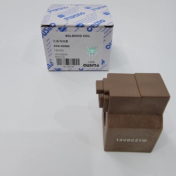 XKAL-00050 Solenoid Valve Coil 12 VDC Hyundai R210-9 Excavator Spare Parts