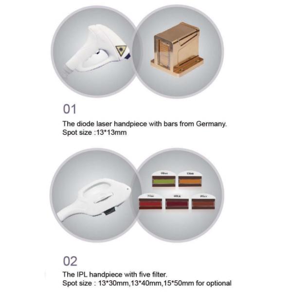 ISO13485 Certified IPL Diode Laser 2 In 1 Multifunctional Beauty Machine