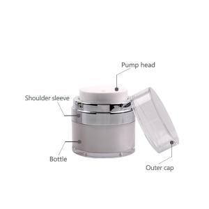 Skincare Acrylic Airless 15ml Empty Lotion Jars