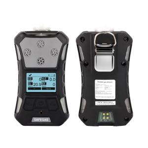 Portable 6-Gas Detector for LEL CO2 CO H2S O2 SO2 Wireless TransmitSolution