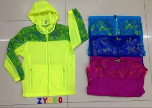 Quality 2015 Summer lightweight windbreaker skin jacket in new stock for children 030 for sale