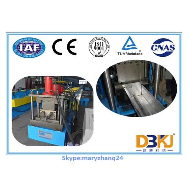 50Hz 3 phase Colored Steel Seamless Gutter Machine ISO SGS CE