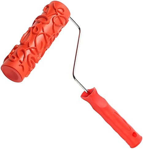 Buy 7" DIY Patterned Paint Roller Rubber Texture With Plastic Handle at wholesale prices