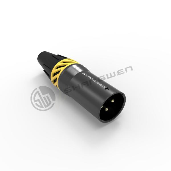 Audio XLR 3 Pin Male Female Plug Connector Electrical IP65 Waterproof