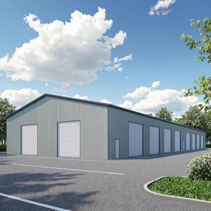 Bolt Connection Prefab Commercial Buildings , Modern Engineering Steel Frame