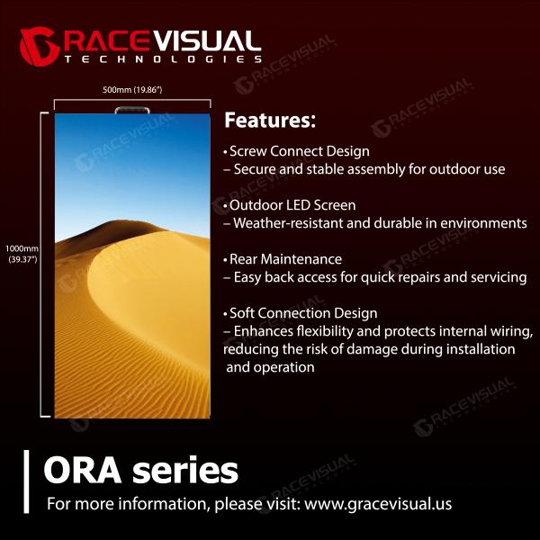 ORA Series – 2.6mm-4.8mm Pixel Pitches, 7680Hz Refresh Rate 4500Nits LED Display