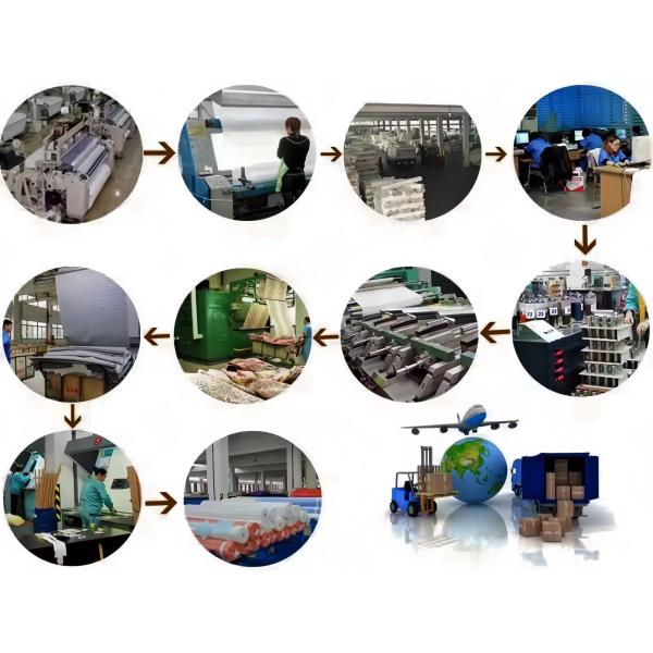 Ready Stock Color Luxury Brocade Fabric 260gsm Jacquard Metallic 100% Polyester