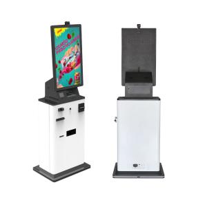 Stand Floor Self Service Kiosk , Terminal Multifunctional Kiosk Equipment