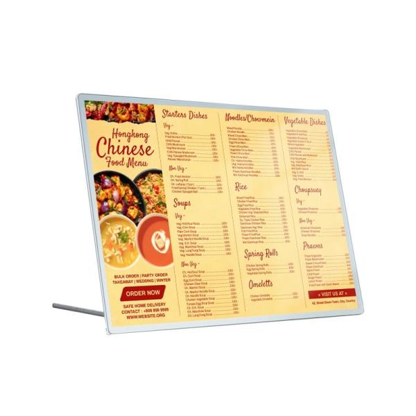 Buy Order LED Backlit Aluminum Frames for Posters and Signage 12V/1a-5W Power Consumption at wholesale prices