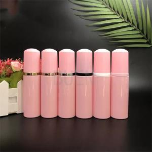 Wash Eyelash Foaming Plastic Foam Pump Pink Frosted 43/410