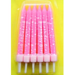 Multi Colored Pretty Birthday Candles Customized Printed For Festivals /