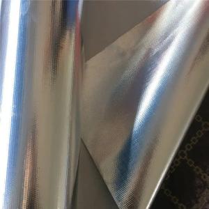 Plain Woven Aluminum Foil Fiberglass Cloth Flame Retardant