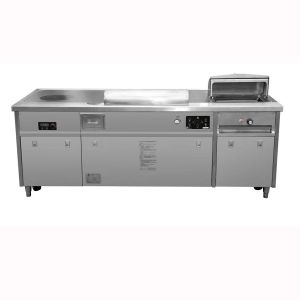Commercial Teppanyaki Grill Table with 360*360mm Heating Area Continuous