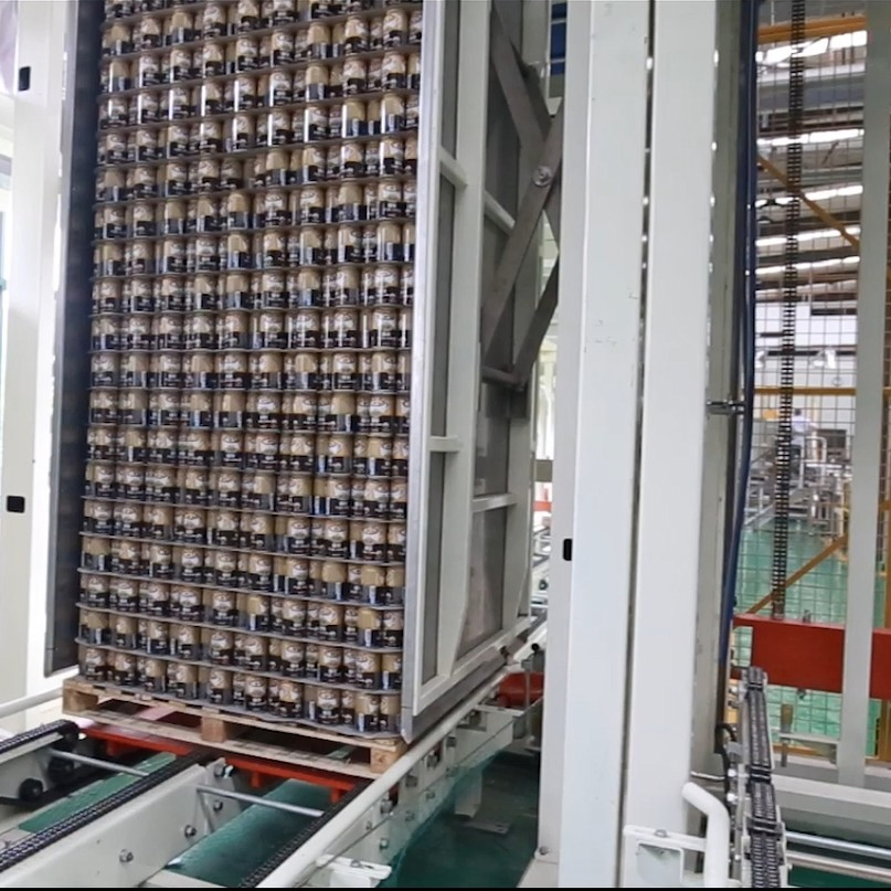 Fully Automatic Robotic Depalletizer Depalletizer for Empty Containers