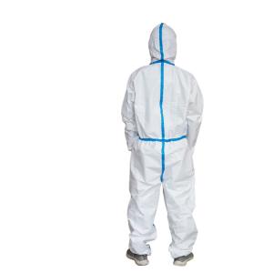 Quality Non Woven Disposable Coverall Suit Medical Coverall Protect Wear Clothes for sale