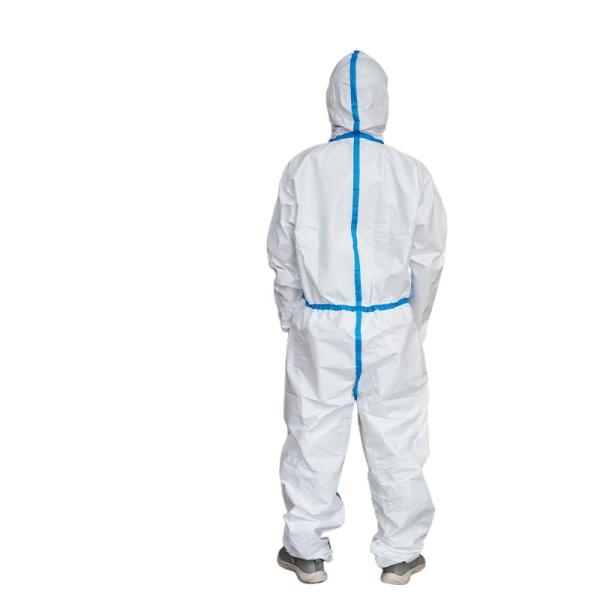 Non Woven Disposable Coverall Suit Medical Coverall Protect Wear Clothes