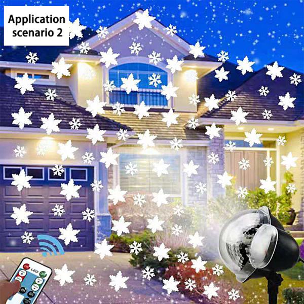 Factory Directly Supply Amazon Ebay New Outdoor Waterproof Christmas LED Snowfall Projector