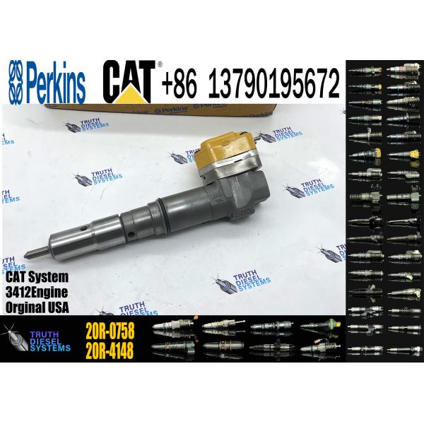 Quality goods common rail diesel fuel injector 174-7526 20R-0758 for caterpillar 3412E