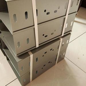 Silver Ventilated Cable Tray And Cable Ladder Galvanized Steel