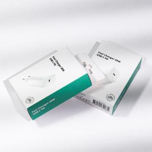 Recycable Foldable Packaging Paper Box For Charger Lightning Cable