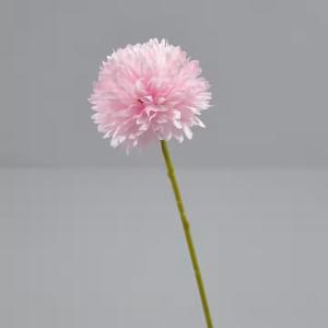 Hot Sale Artificial Single Chrysanthemum Branch Silk Marigold Ball PingPong