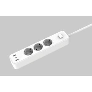 32W Smart Power Strip with CE Certifications and Multiple Outlets