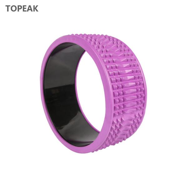 Buy 12 Inch 10 Inch Yoga Wheel Roller Stretch Yoga Stretching Wheel For Hips Scoliosis Sciatica at wholesale prices