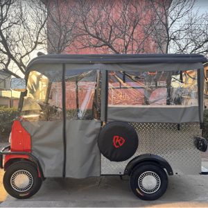 6-Seater Electric Passenger Four-Wheeler with Mingzun 70-Magnet Motor and 30