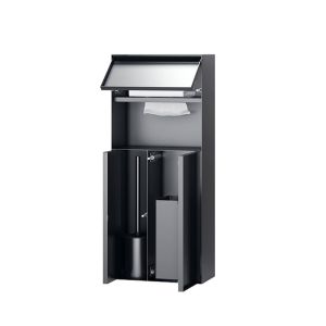 Customizable Stainless Steel Shower Niche with Concealed Surface Mounted Design and Built In Tissue Box 716x298x140mm