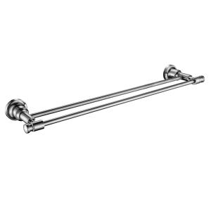 Brushed Nickel Towel Bar Toilet Paper Holder Concealed screws design