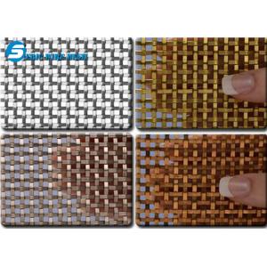 Flat-Wire Decorative Mesh Fandango Bronze