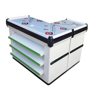 Customization Supermarket Register Counter Eco Friendly Cashier Counter