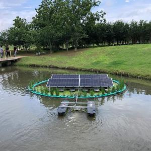 Solar Powered Pond Aeration System River Treatment Compact And Convenient