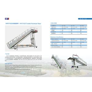 Durable Aircraft Passenger Stairs , Aviation Ground Support Equipment 