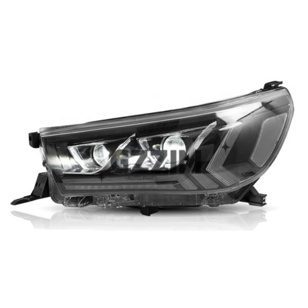 Modified LED Head Lamp for Car Light with Replacement ABS Plastic Auto Accessories For Hilux 20115-2019