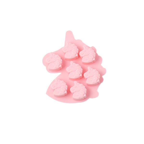 Buy Mini Unicorn Design 7 Cavity Silicone Baking Cake Mould at wholesale prices