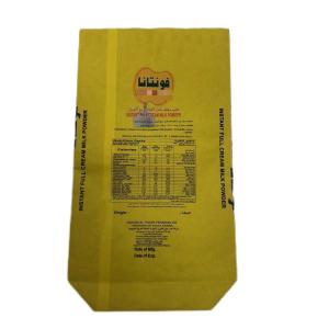 China Customized Shape Industrial Pinch Bottom Paper Bags For Milk Powder Up To 7 Colorful Printing on sale