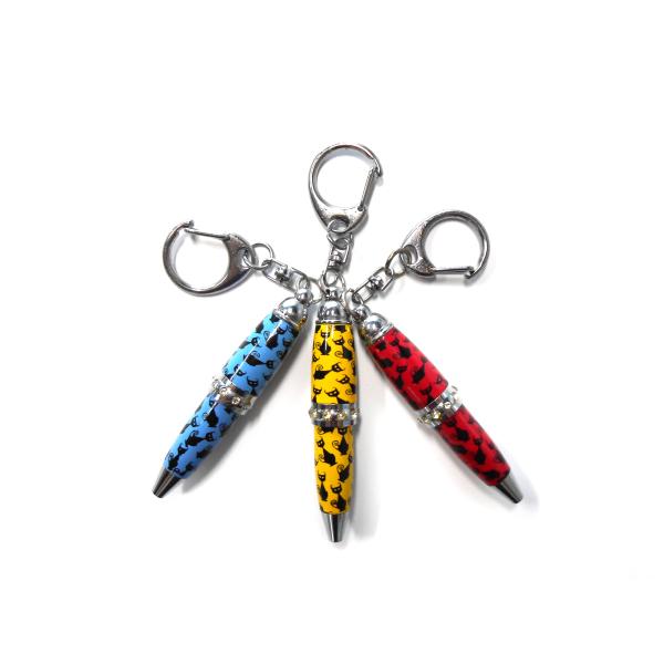Buy Animal Printing Mini Pen Keychain , 6.5cm Small Pocket Pen at wholesale prices