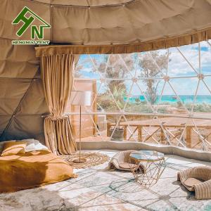 Hotel Resort Camping Dome Tent House Diameter 6m on Grassland Asphalt