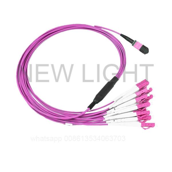 Buy OS2 OM3 OM4 MPO MTP Fiber Optic Cable for 100 Gigabit Ethernet with Low Loss and Easy Migration from 10GbE to 40GbE or 100GbE at wholesale prices
