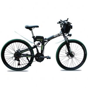 China Non Slip 26 Inch Electric Bicycle , 21 Speed Fold Up Electric Bike 48v on sale