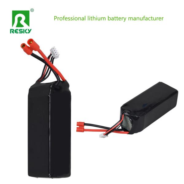 BMS RC Lithium Battery 15c 4s 6s 22.2V 16000mAh For RC Quadcopter