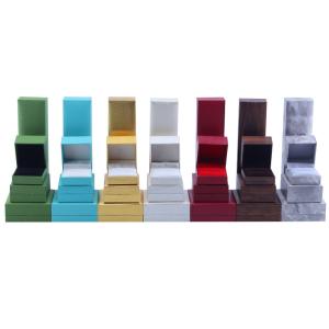 Jewelry Boxes Material Paper Velvet Newest Style for Earrings Necklaces and